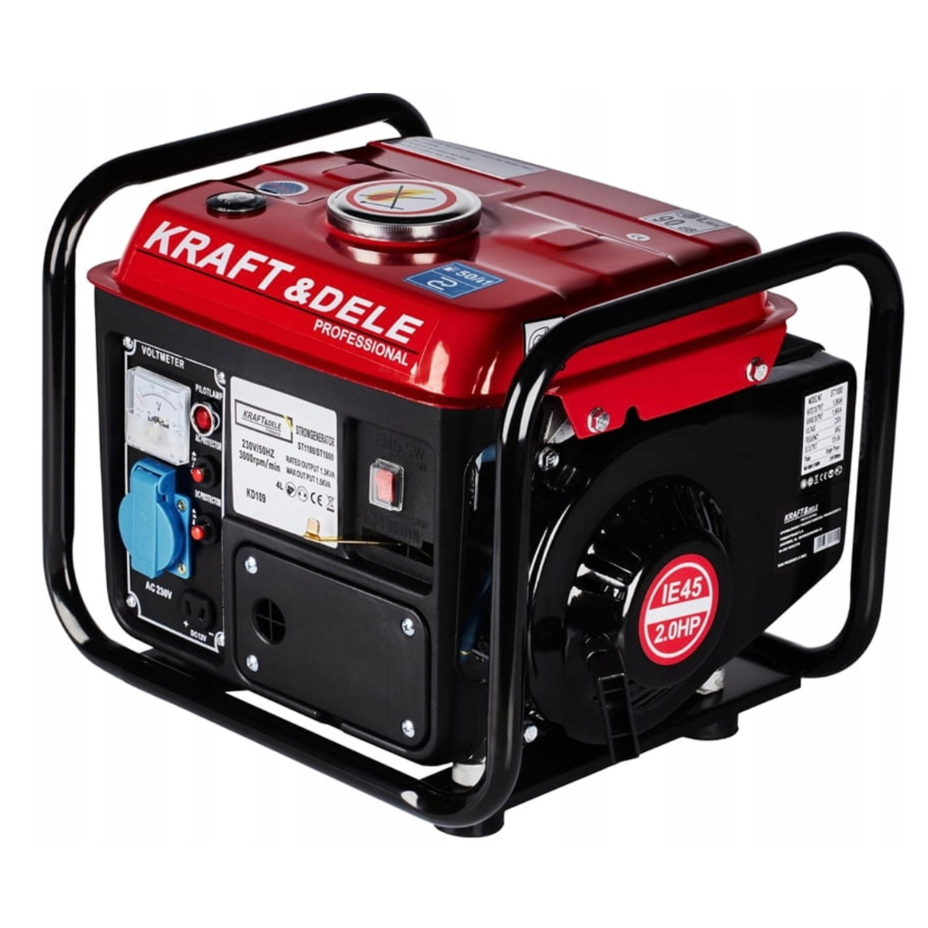 Přenosný benzínový generátor KRAFT&DELE Power KD109 – detail