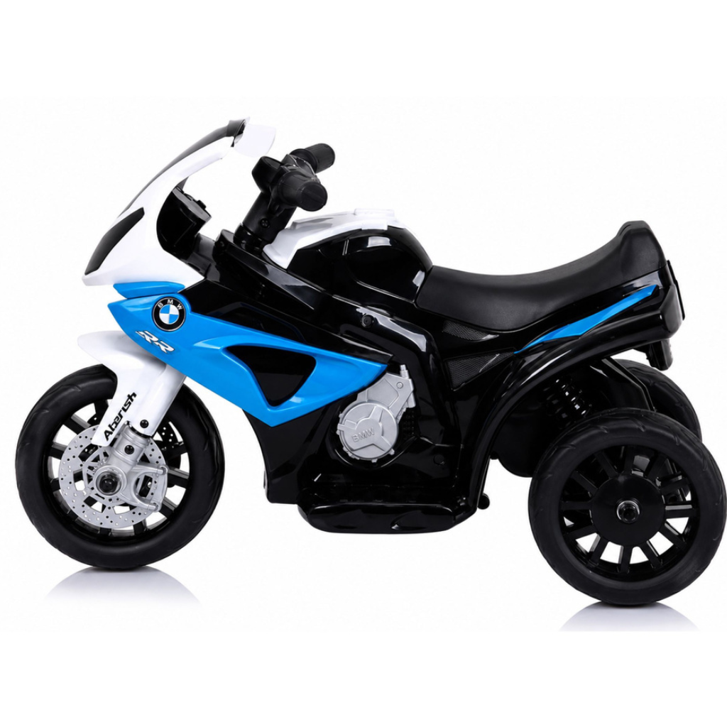 Boční pohled na dětskou motorku BMW S1000RR