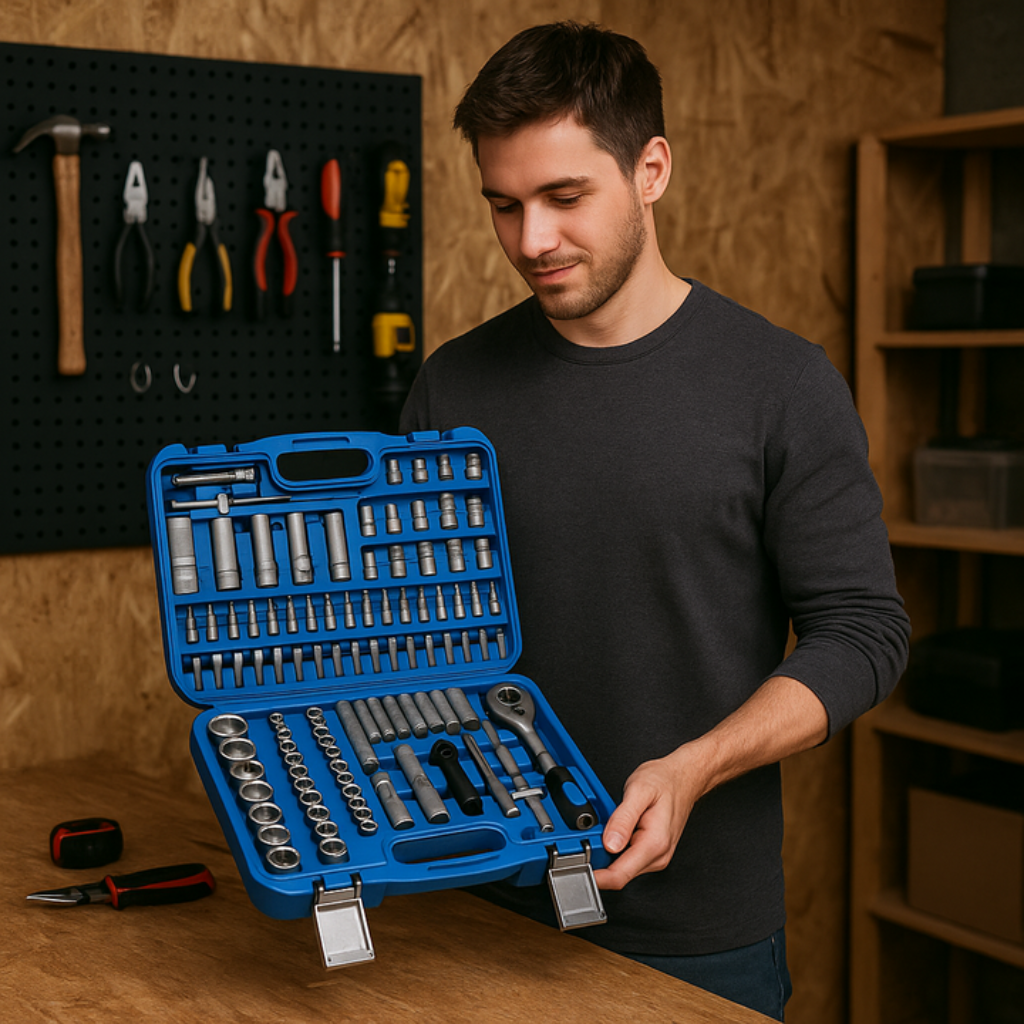 Gola sada 108 ks – detail kufříku