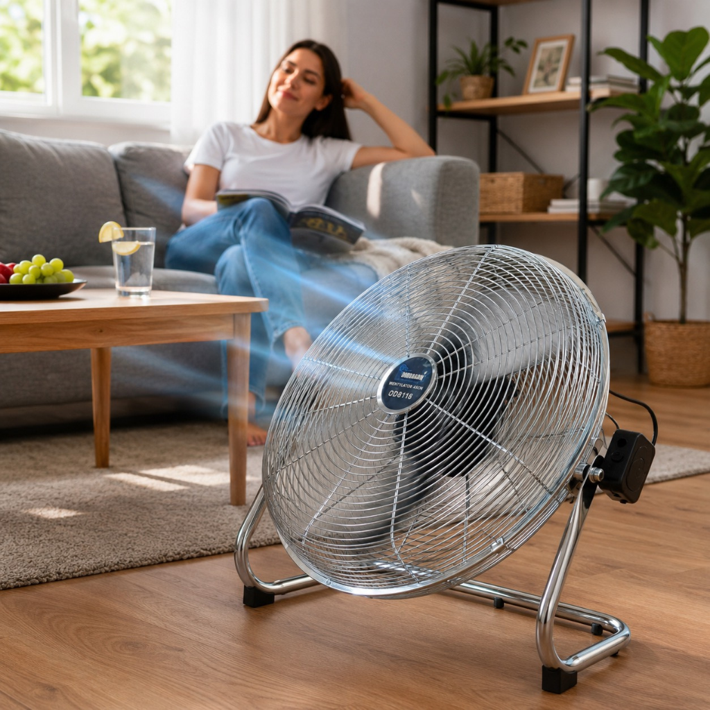 Podlahový ventilátor 45 cm 200 W