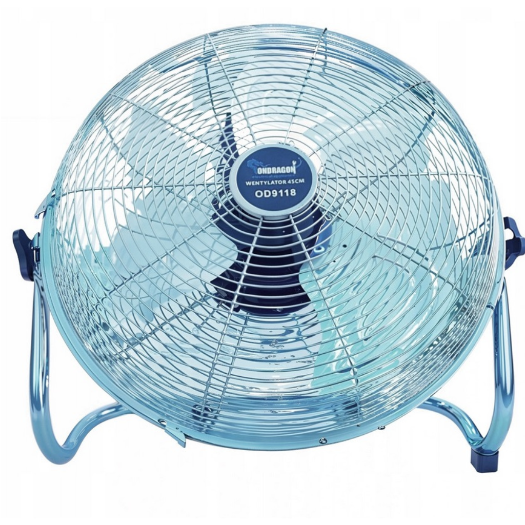 Podlahový ventilátor v prostoru