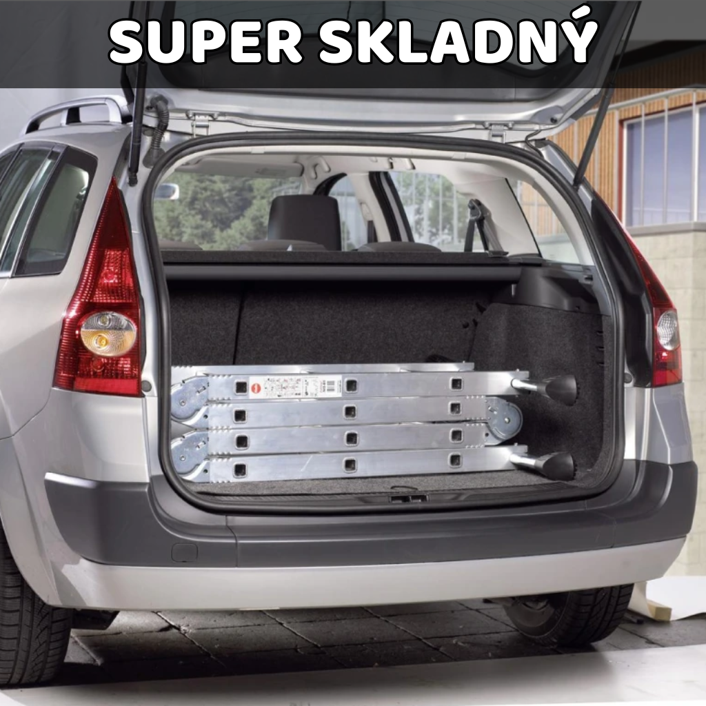 Hliníkový žebřík – použití jako plošina