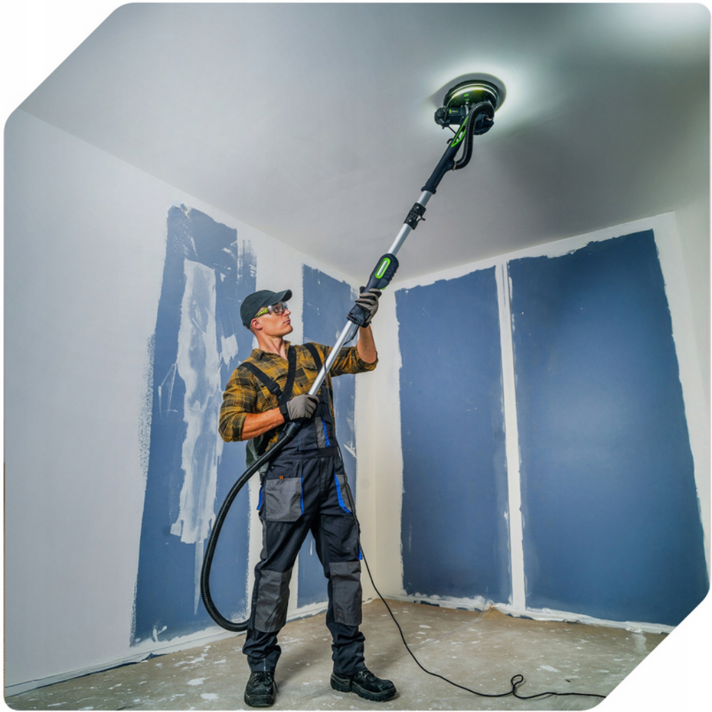 Teleskopická bruska na sádrokarton – žirafa