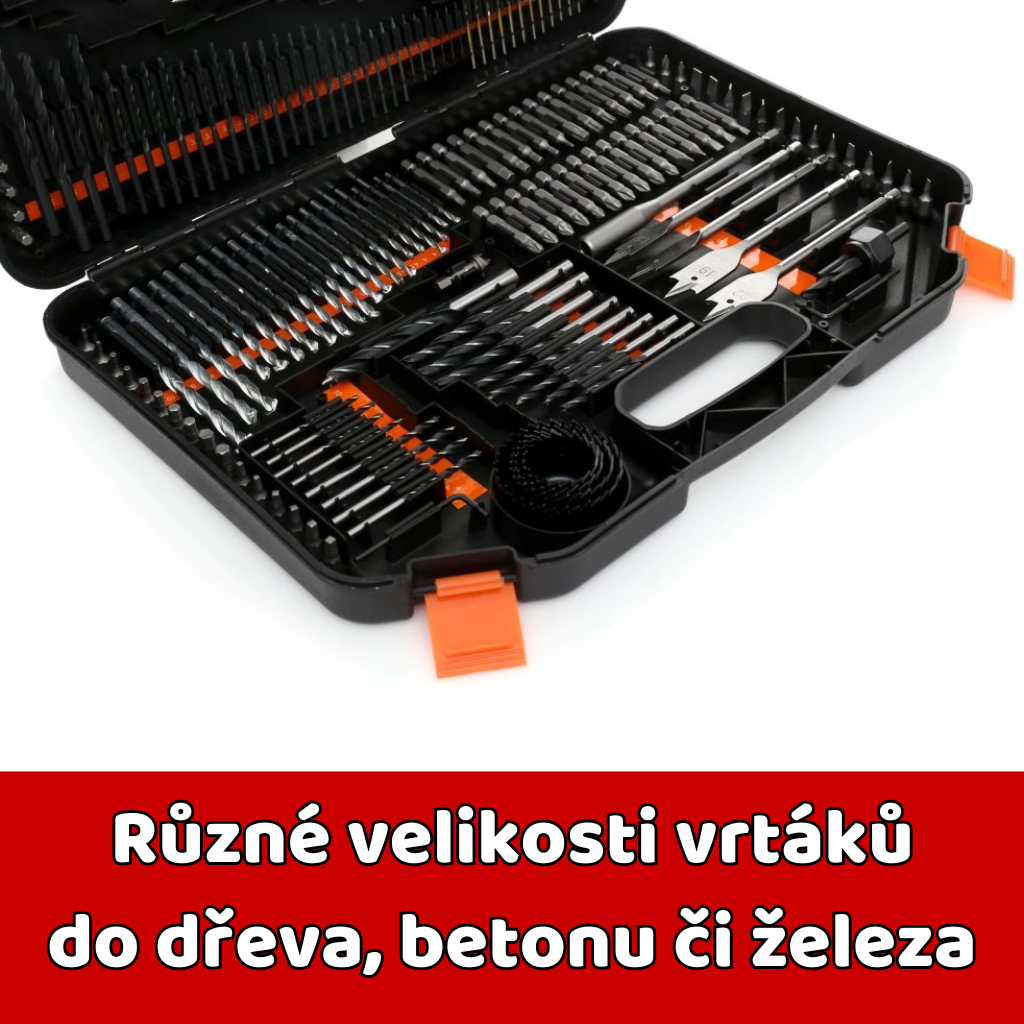 KRAFT&DELE KD999 – detail bitů a nástrčných hlavic