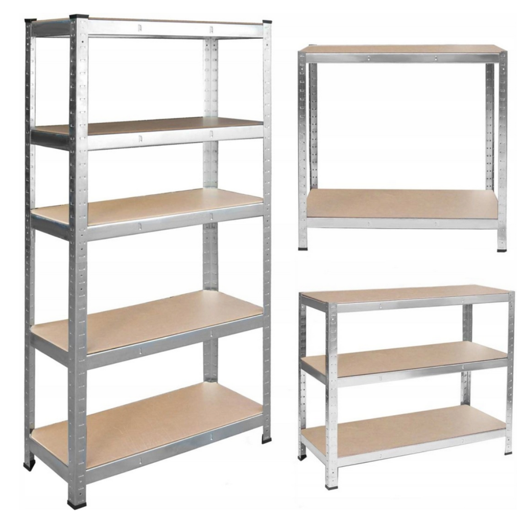 Detail rámu a police – pevné spoje