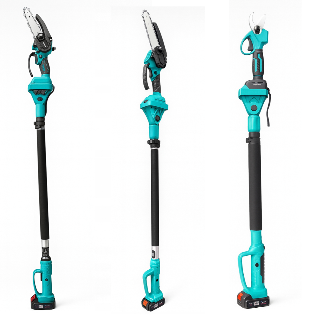 Detail – aku pila 6" (mazání řetězu)