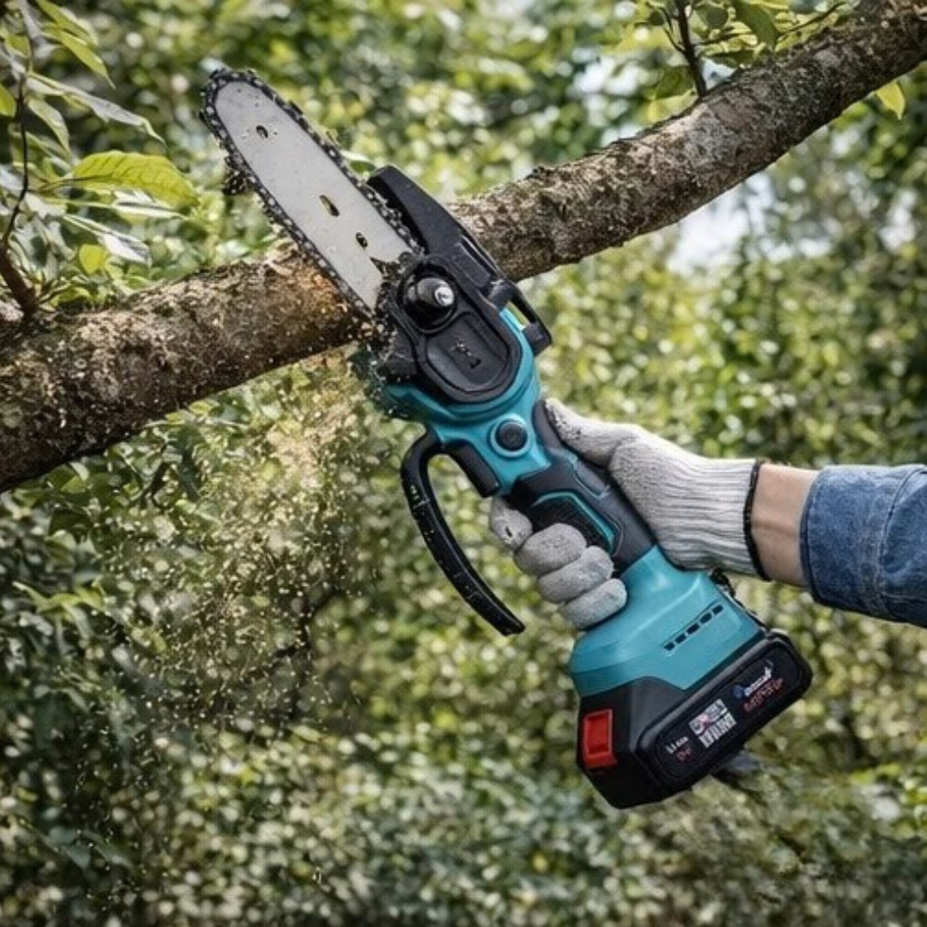 Baterie, nabíječka a olej – příslušenství