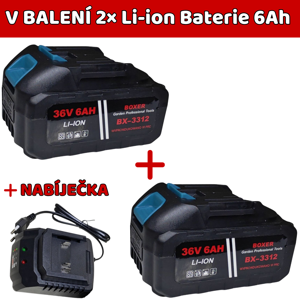 Aku řetězová pila HM113 – práce v terénu