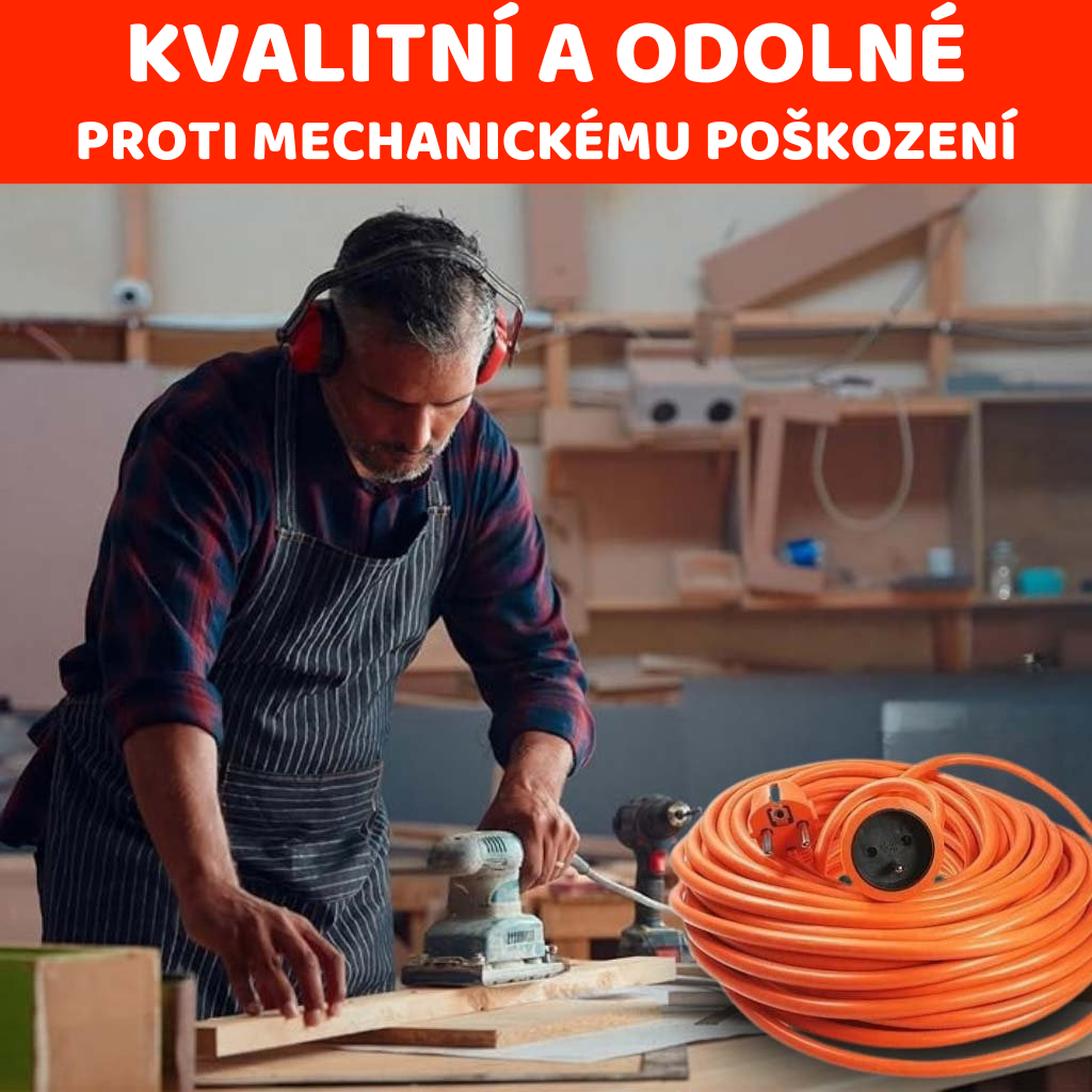 Prodlužovací kabel – použití venku