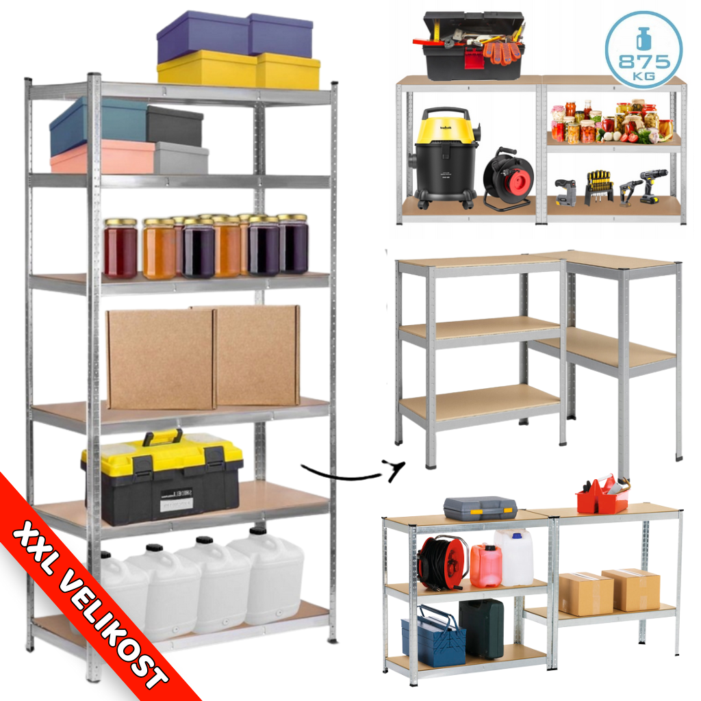 Regál XXLStorage Duo – přehledné ukládání