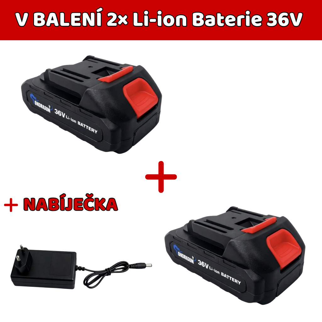 LED osvětlení a ergonomie vrtačky