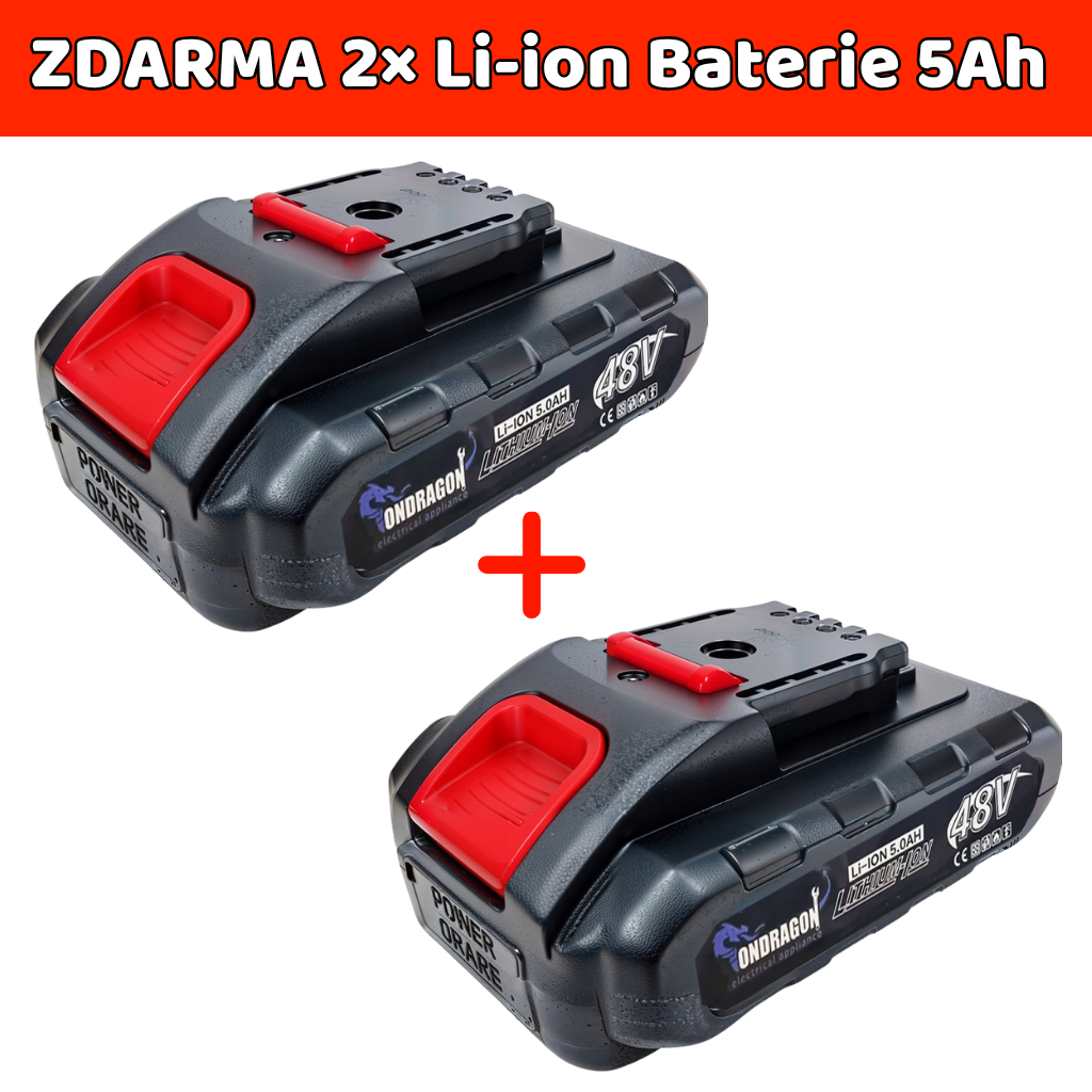 2 baterie a rychlé nabíjení