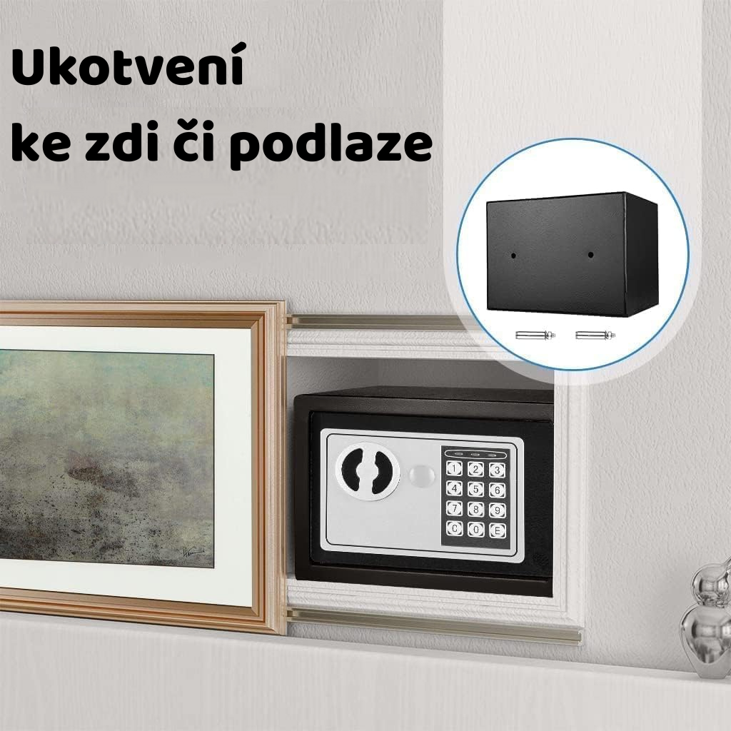 Montážní otvory pro zeď a podlahu