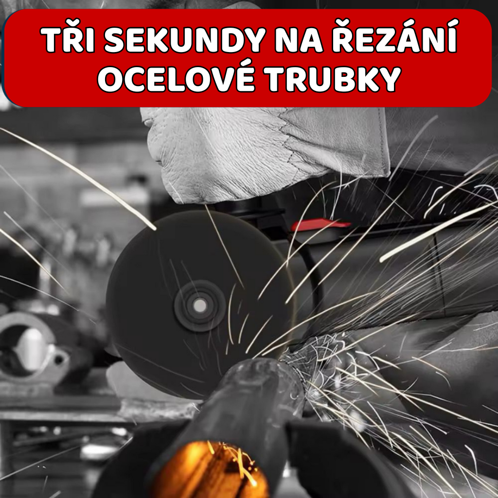 Aku úhlová bruska Hammer – detail těla